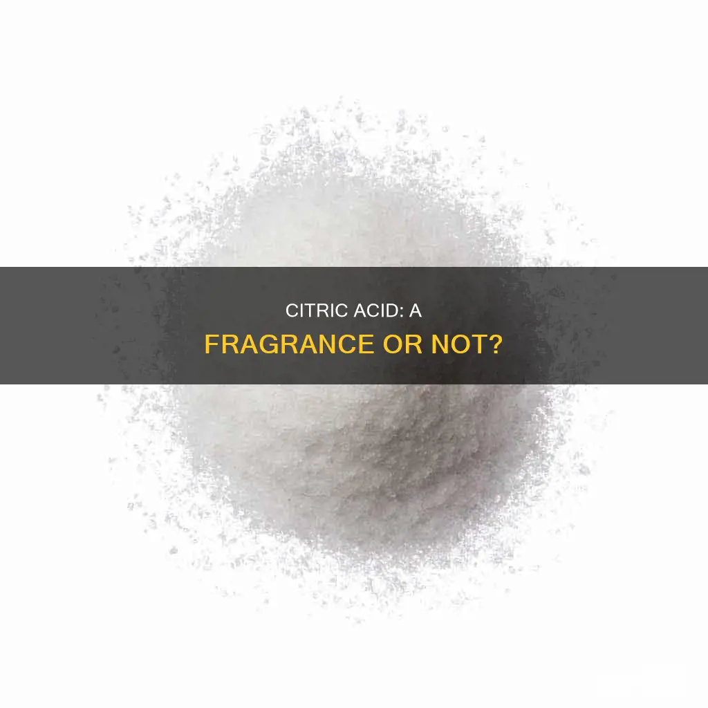 is citric acid a fragrance
