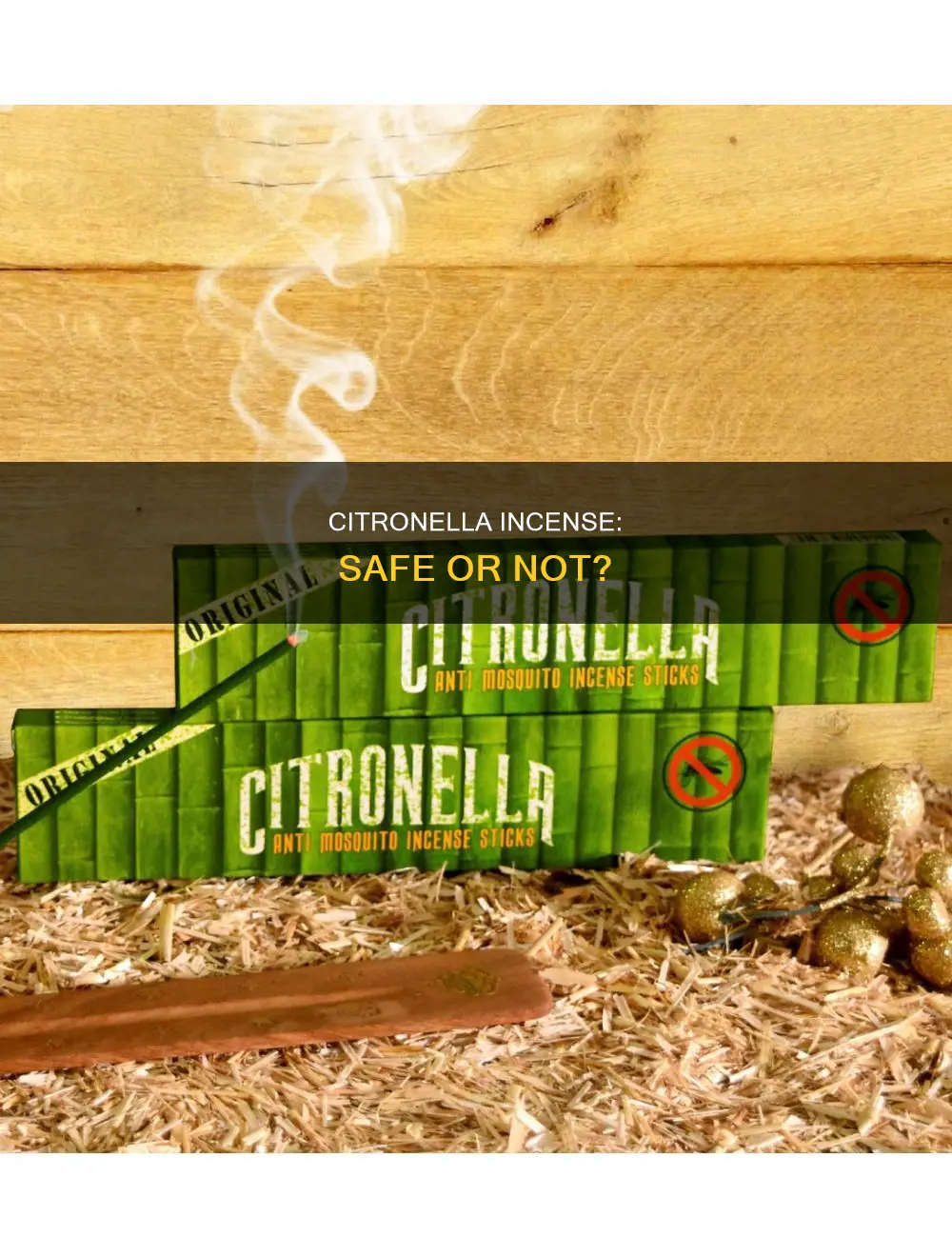 is citronella incense safe