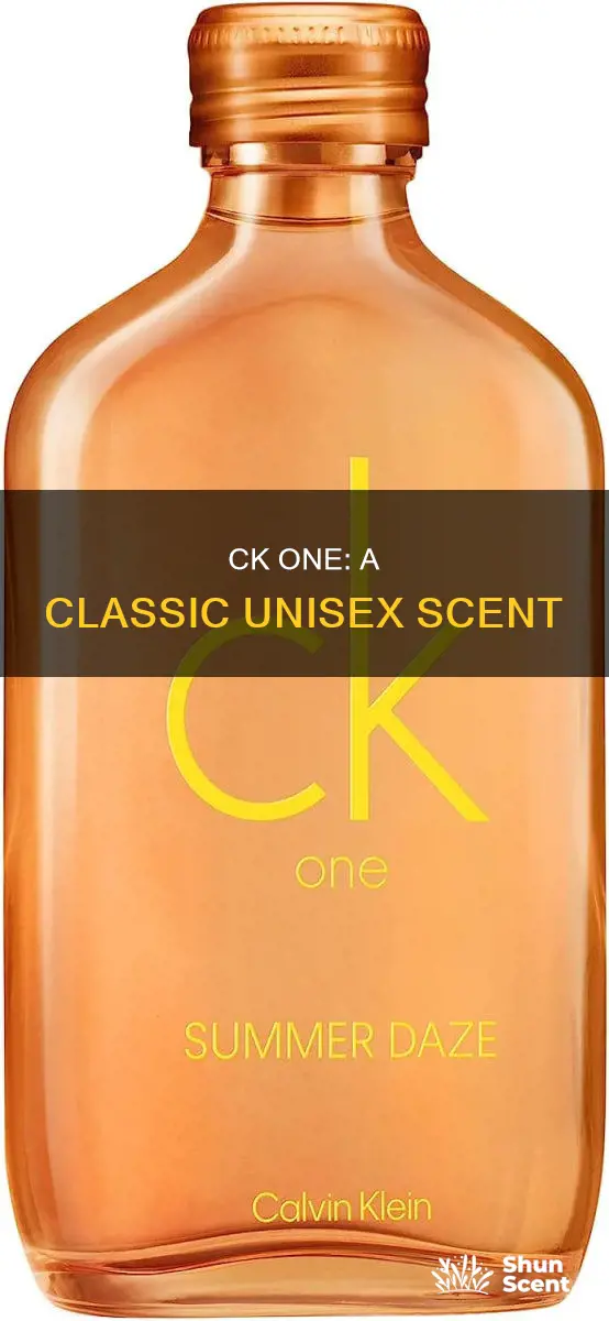 is ck one a good perfume
