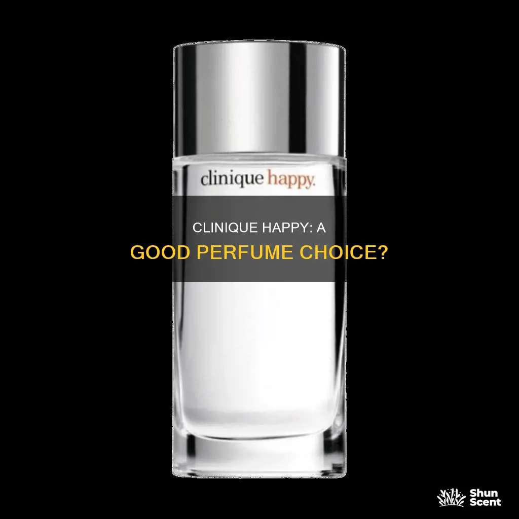 is clinique happy a good perfume