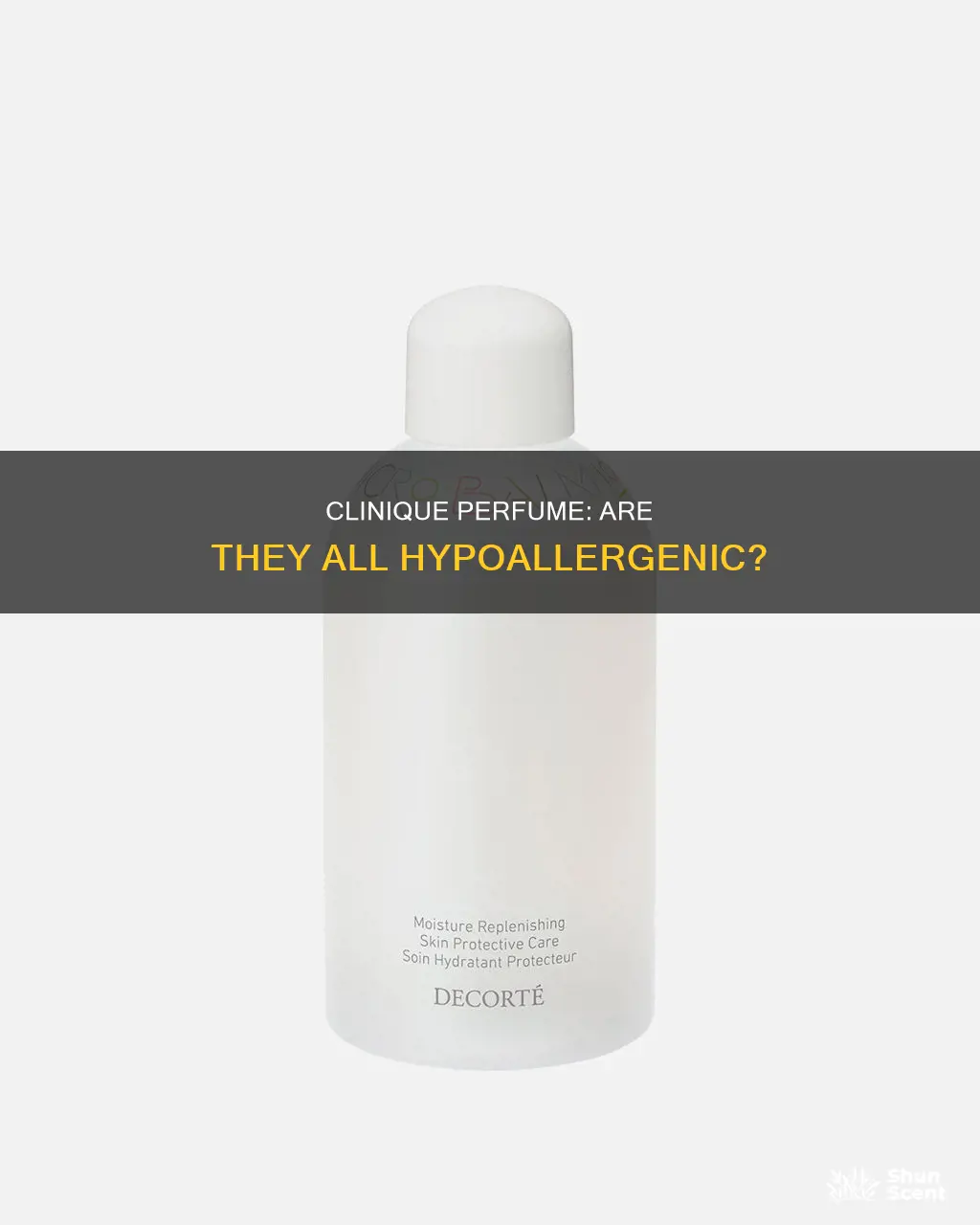 is clinique perfume hypoallergenic