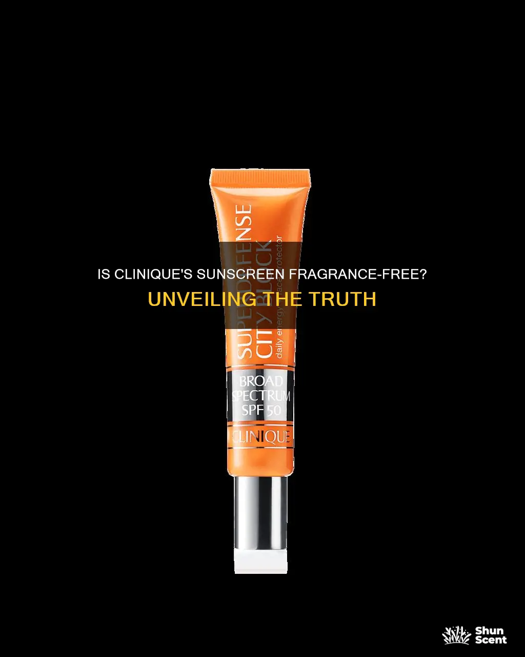 is clinique sunscreen fragrance free