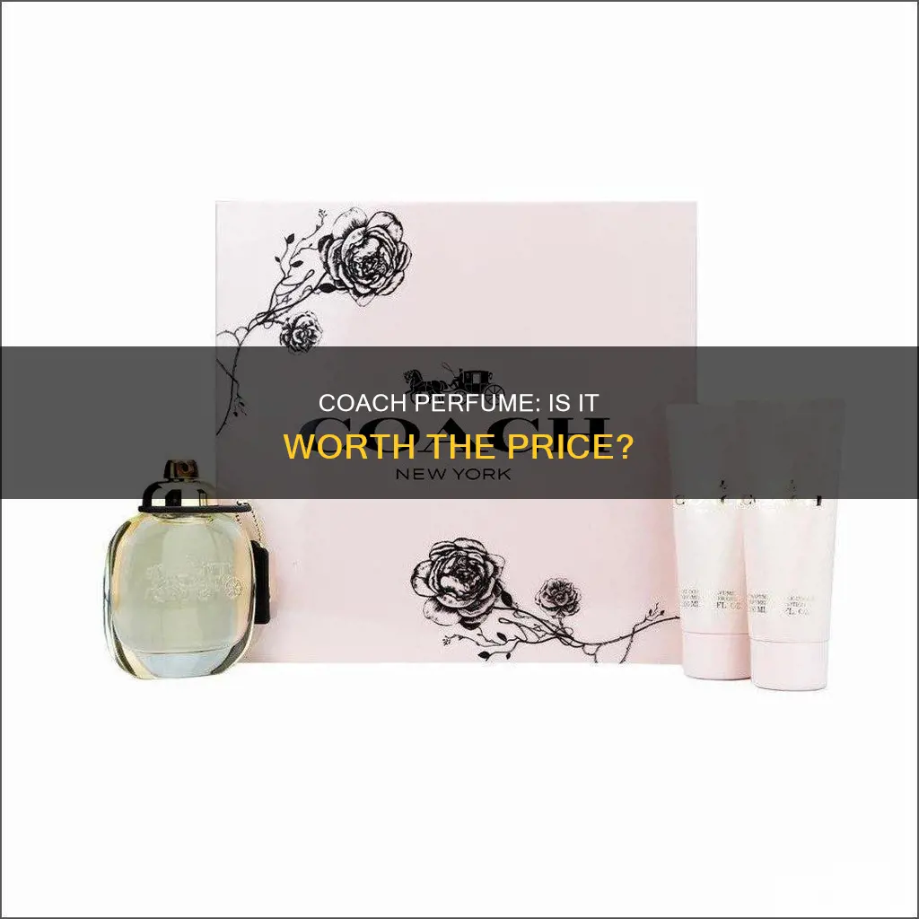 is coach perfume expensive