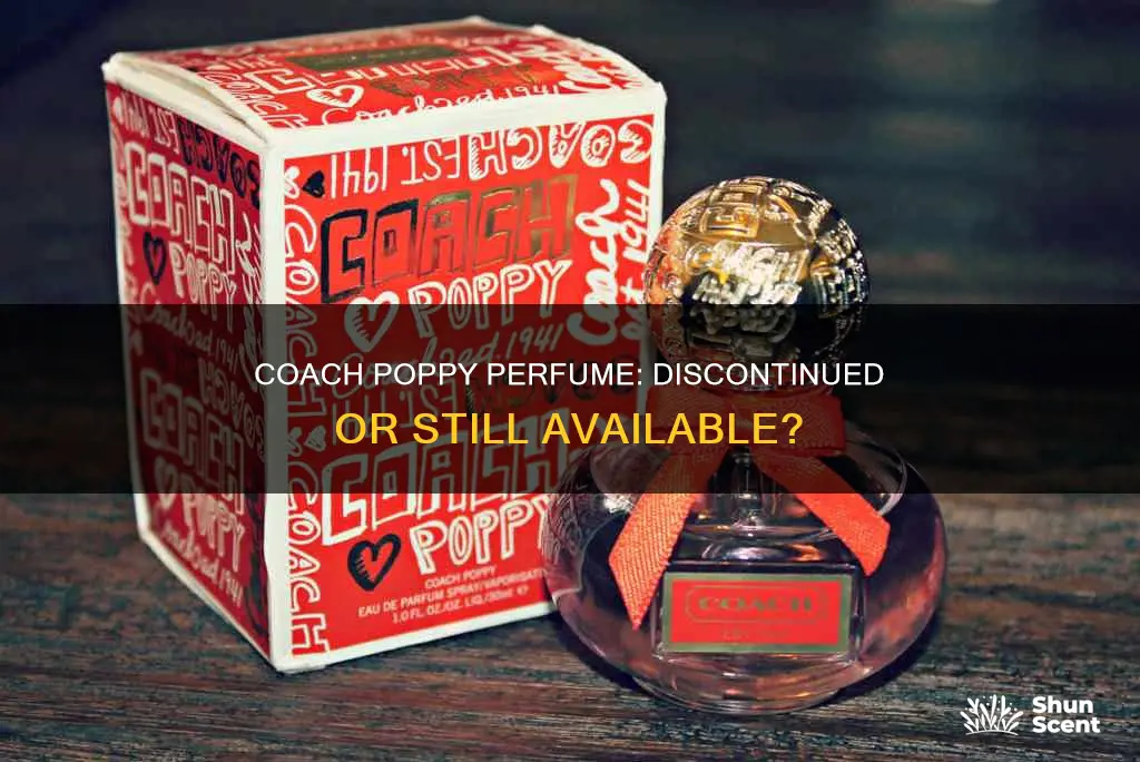 is coach poppy perfume discontinued