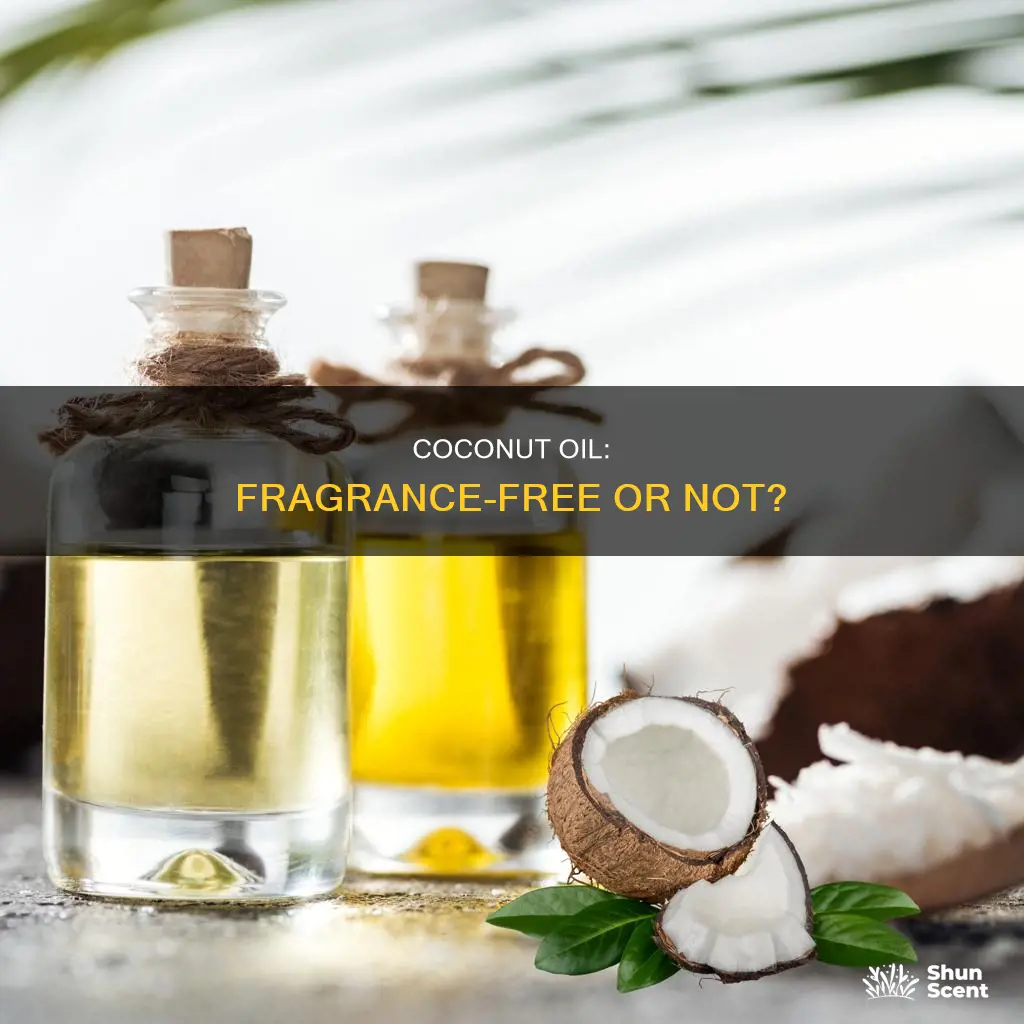 is coconut oil fragrance free
