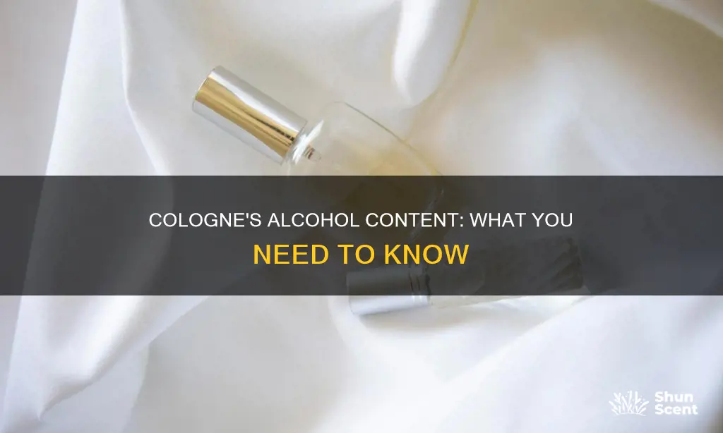 is cologne alcohol based