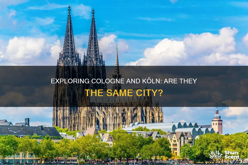 is cologne and koln the same