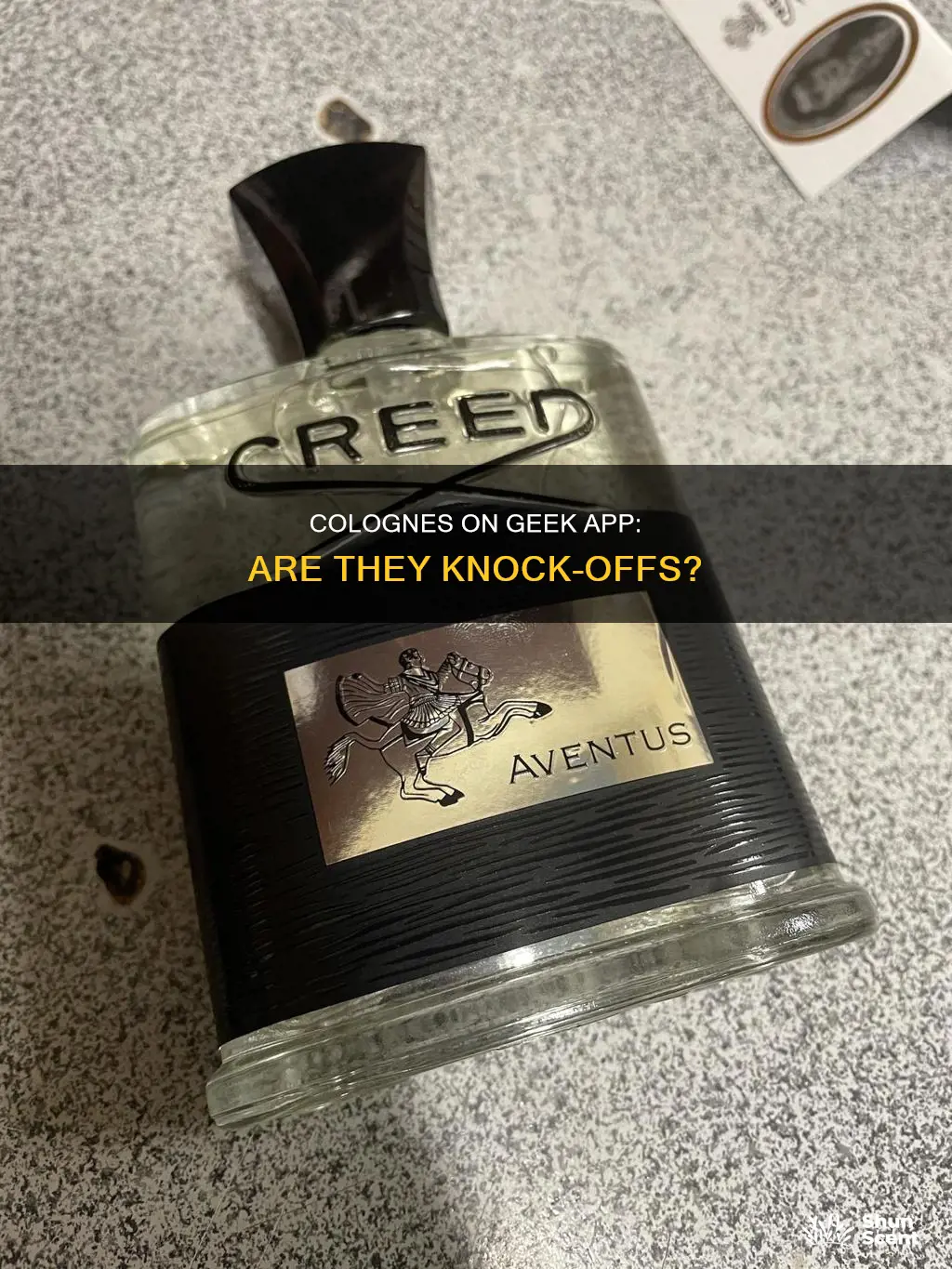 is cologne bought on geek app knock off