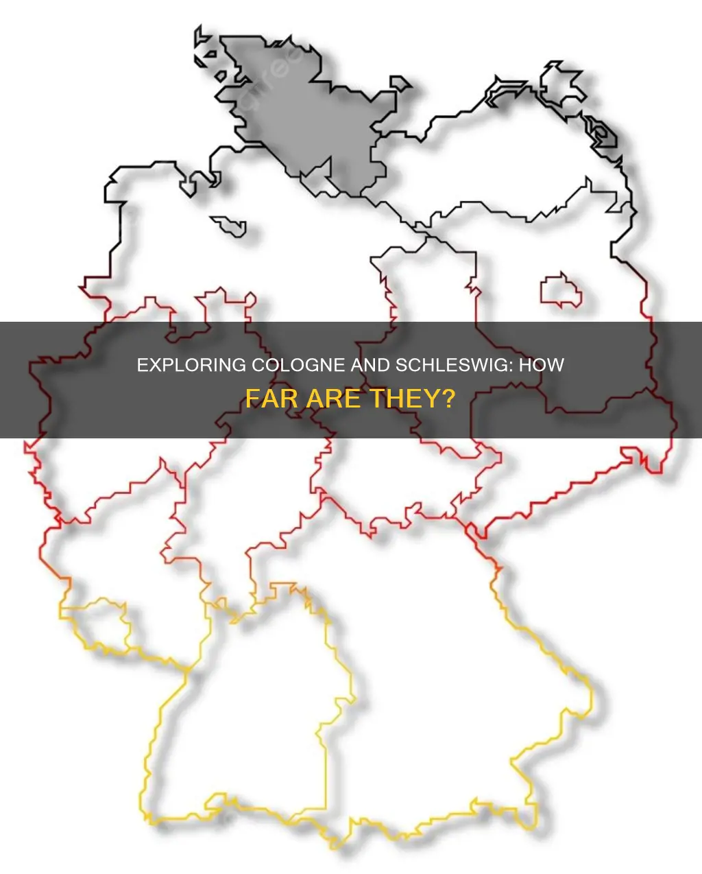 is cologne far from schleswig schleswig-holstein