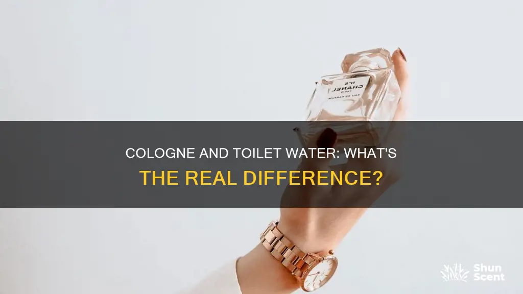 is cologne made of toilet water