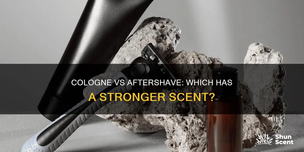 is cologne stronger than aftershave