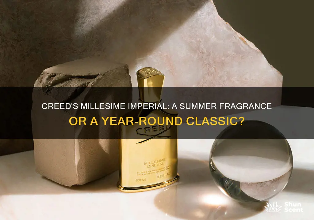 is creed millesime imperial a summer fragrance