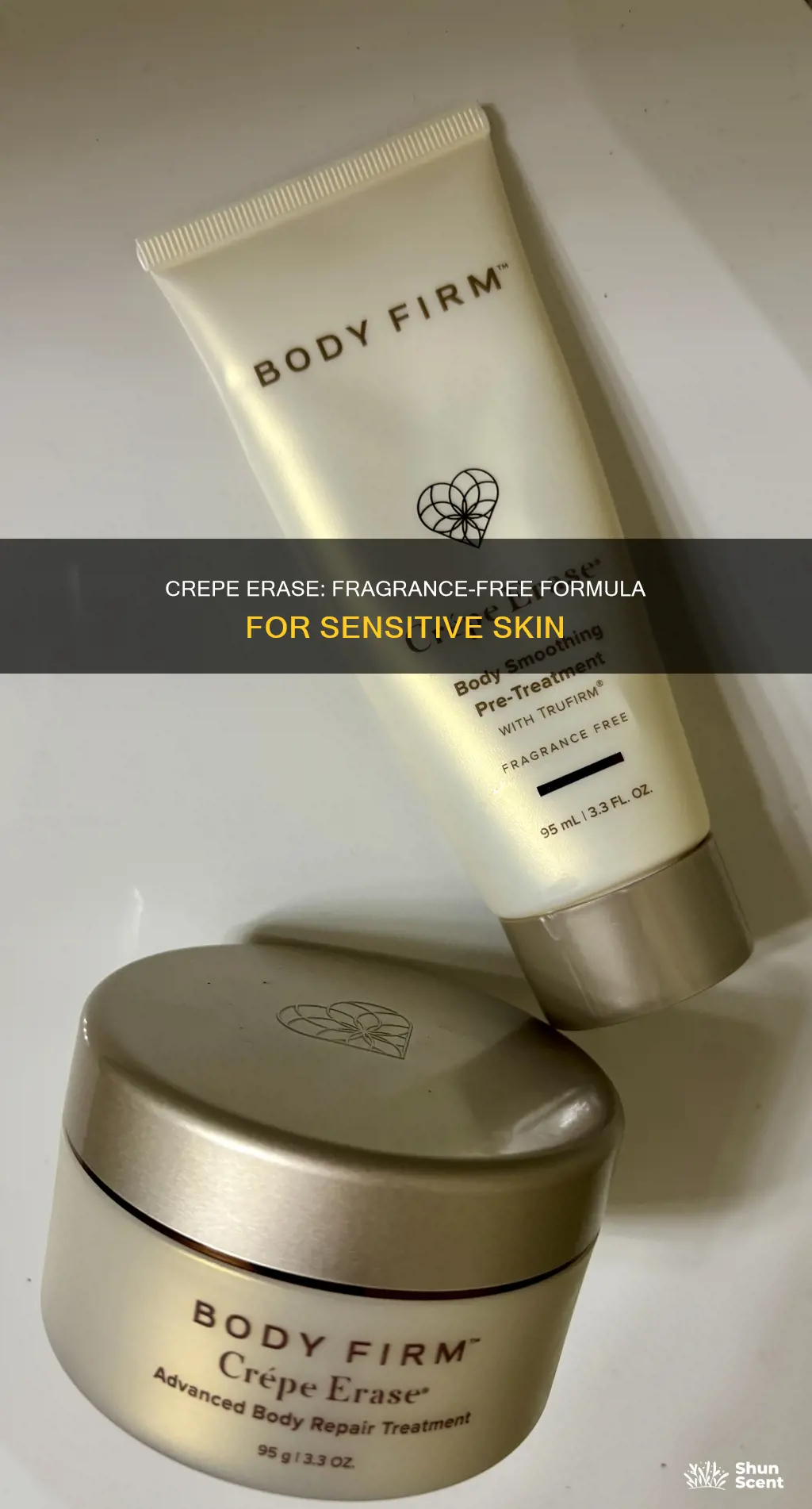 is crepe erase fragrance free