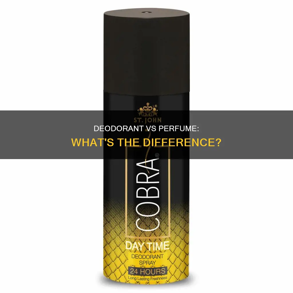 is deodorant and perfume same