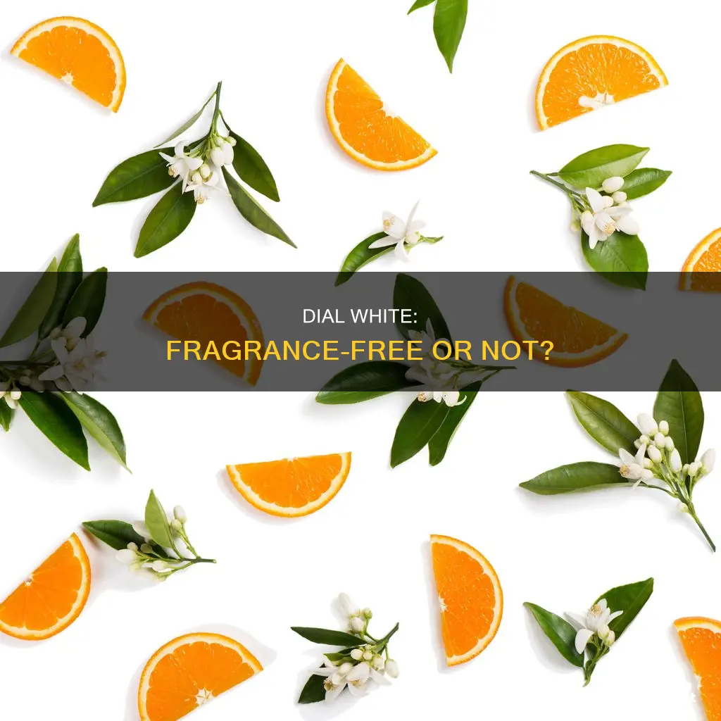 is dial white fragrance free