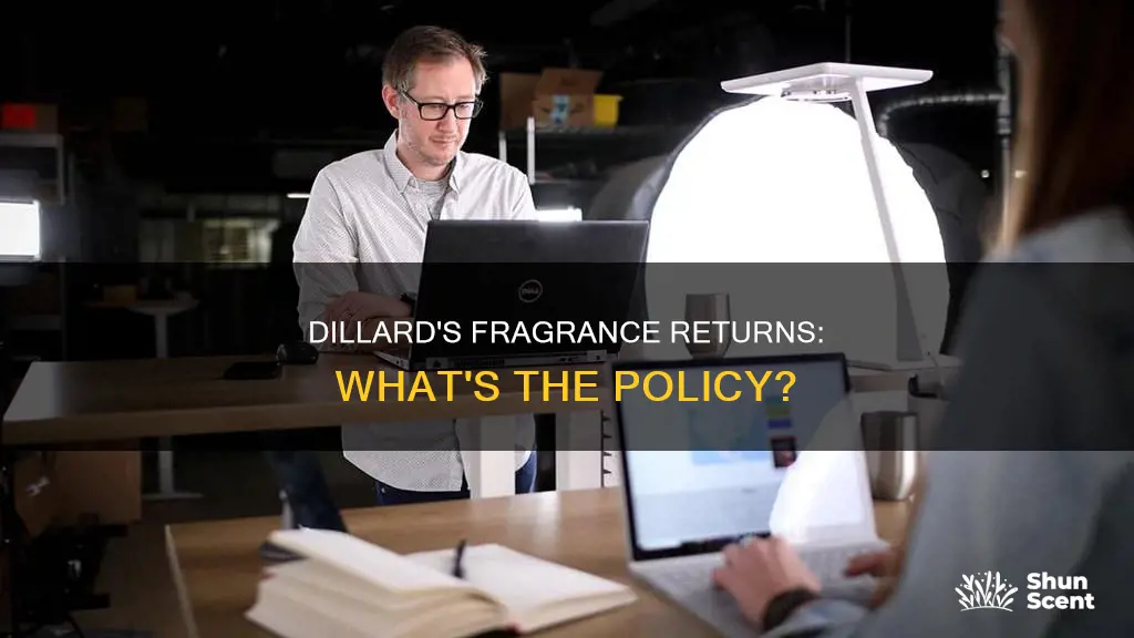 is dillards allowed return fragrance