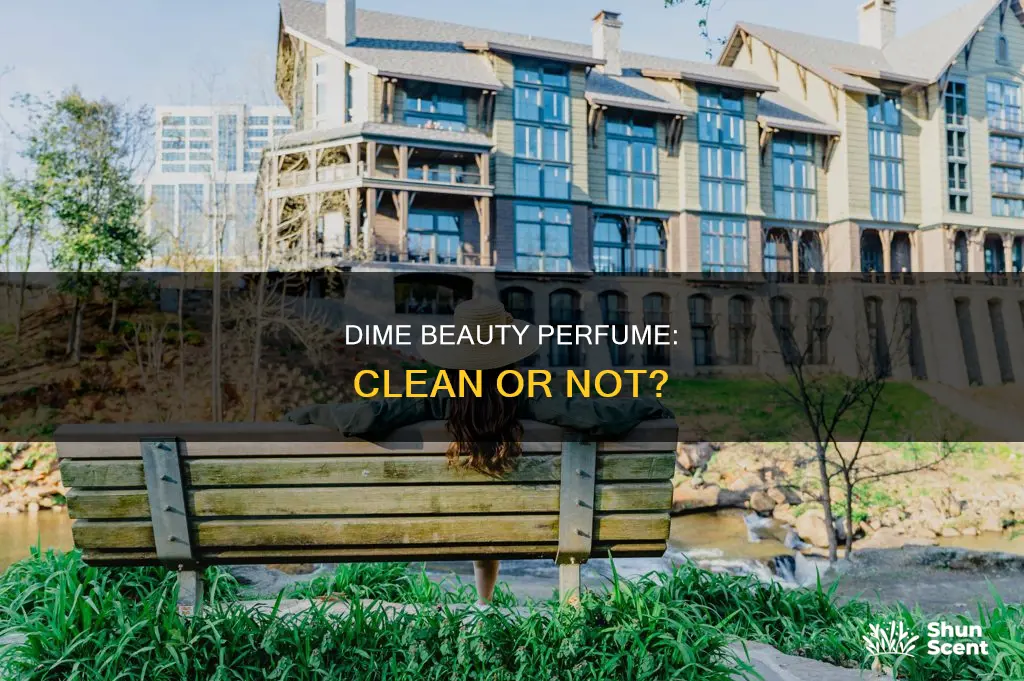 is dime beauty perfume clean