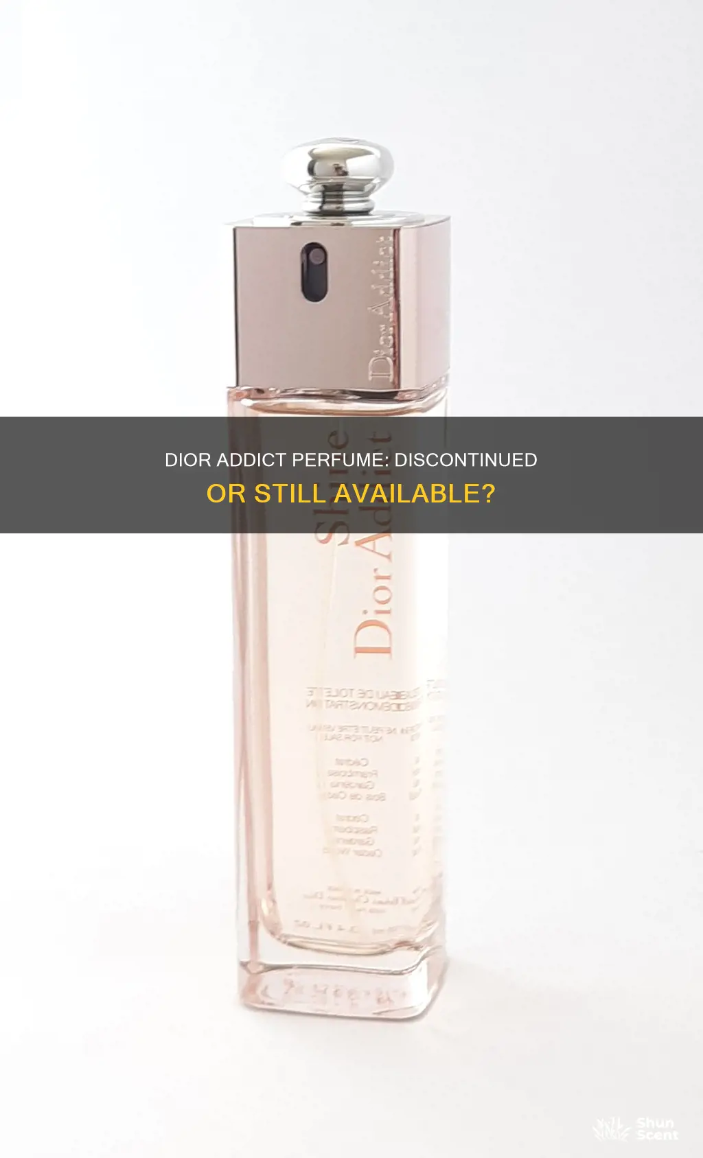 is dior addict perfume discontinued