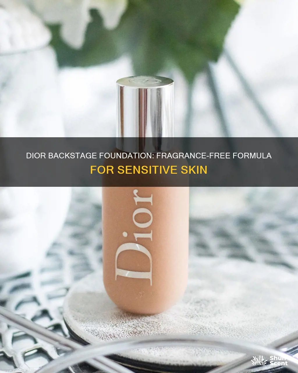 is dior backstage foundation fragrance free