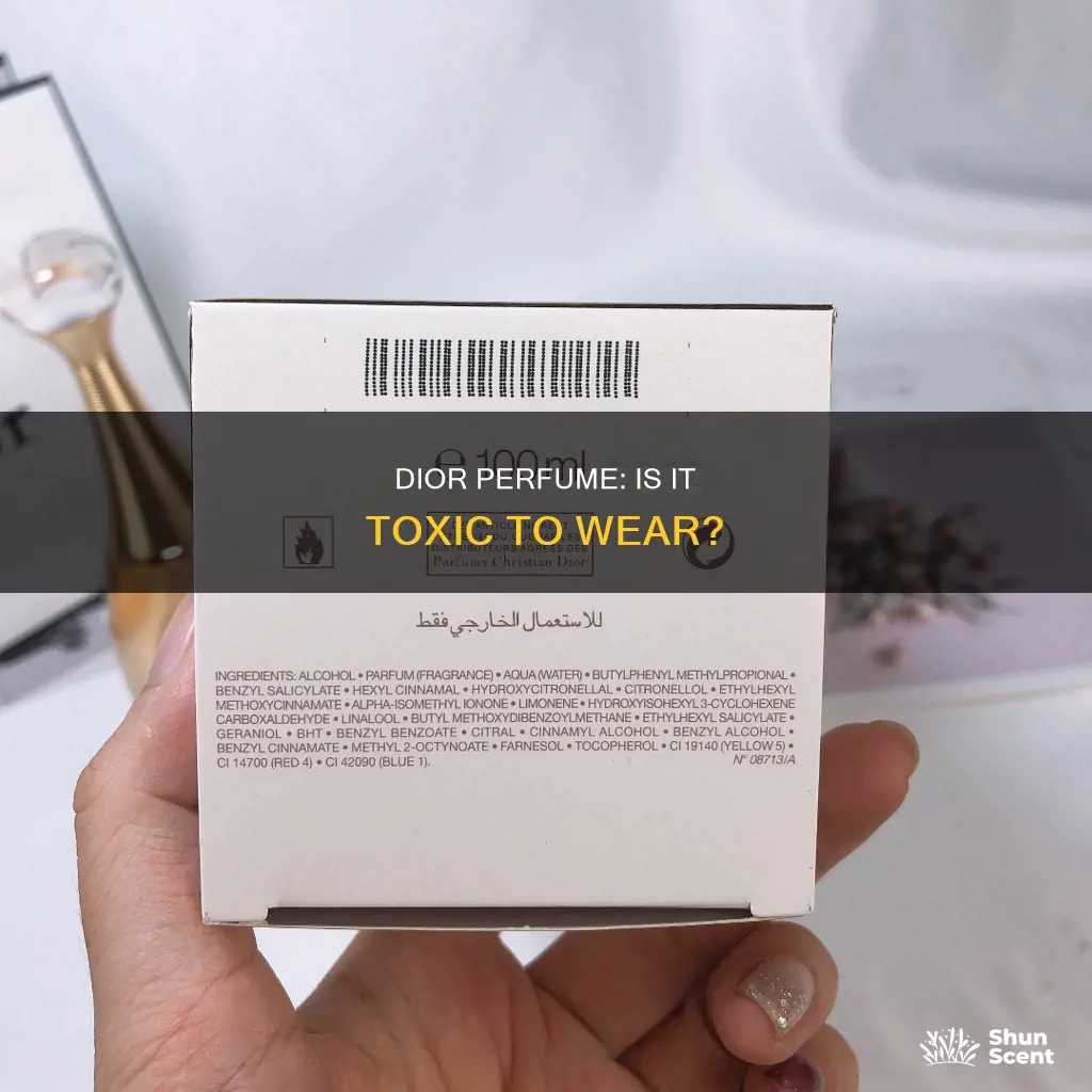 is dior perfume toxic