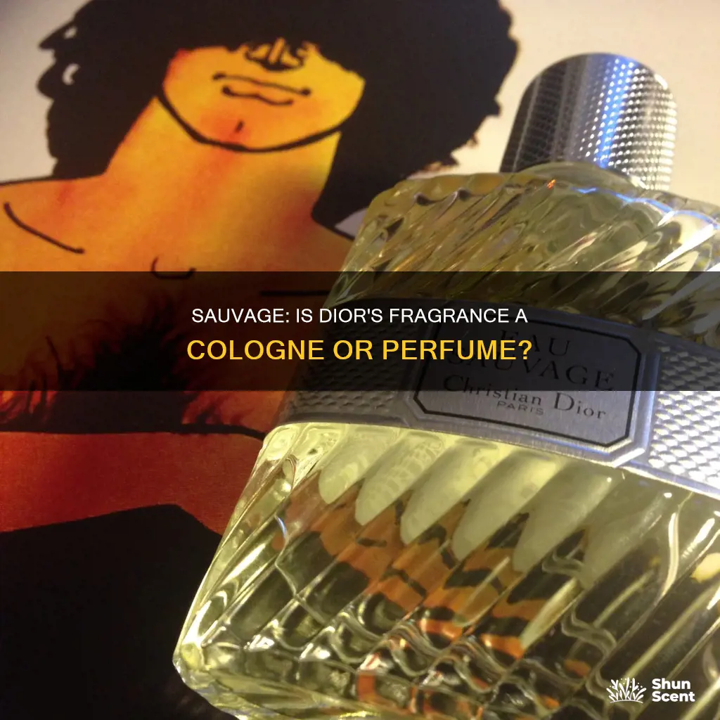 is dior sauvage a cologne or perfume