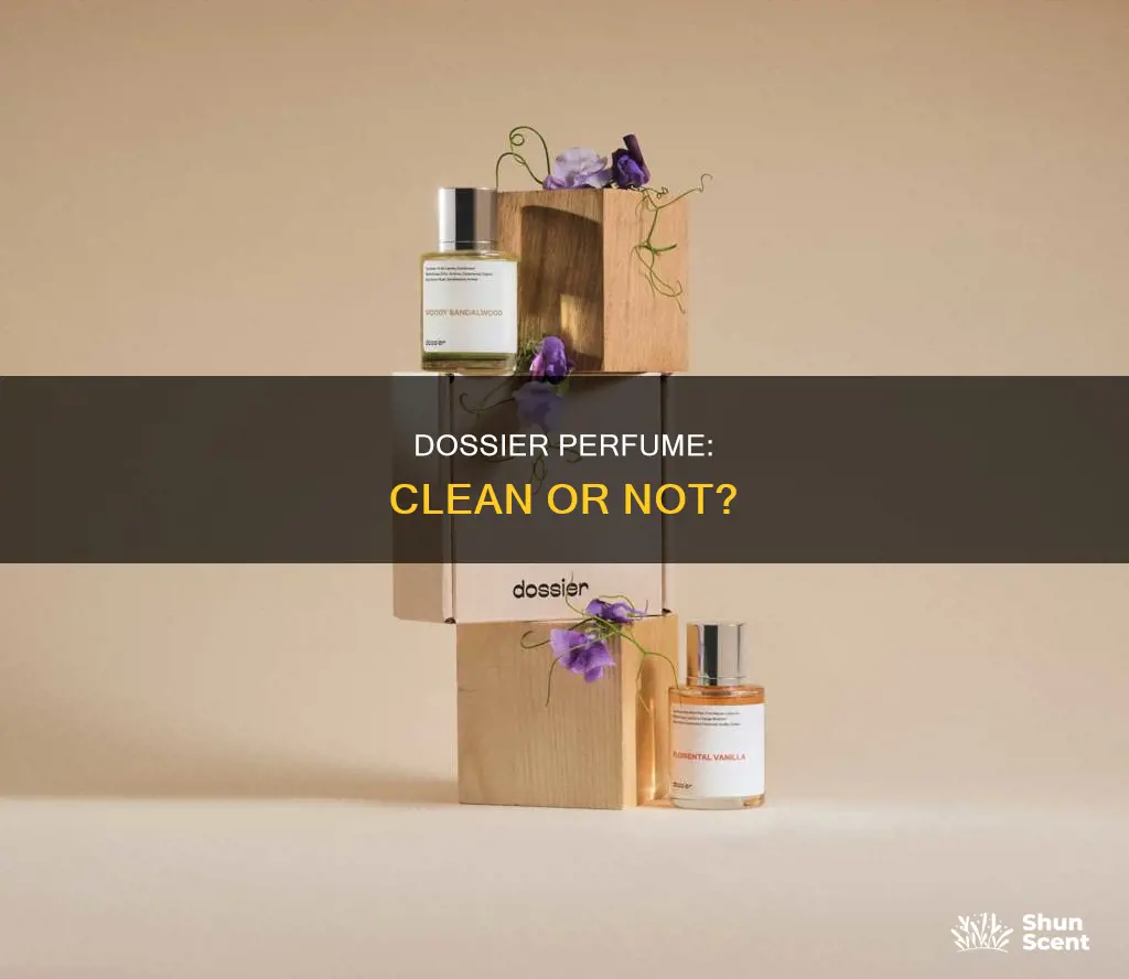 is dossier perfume clean