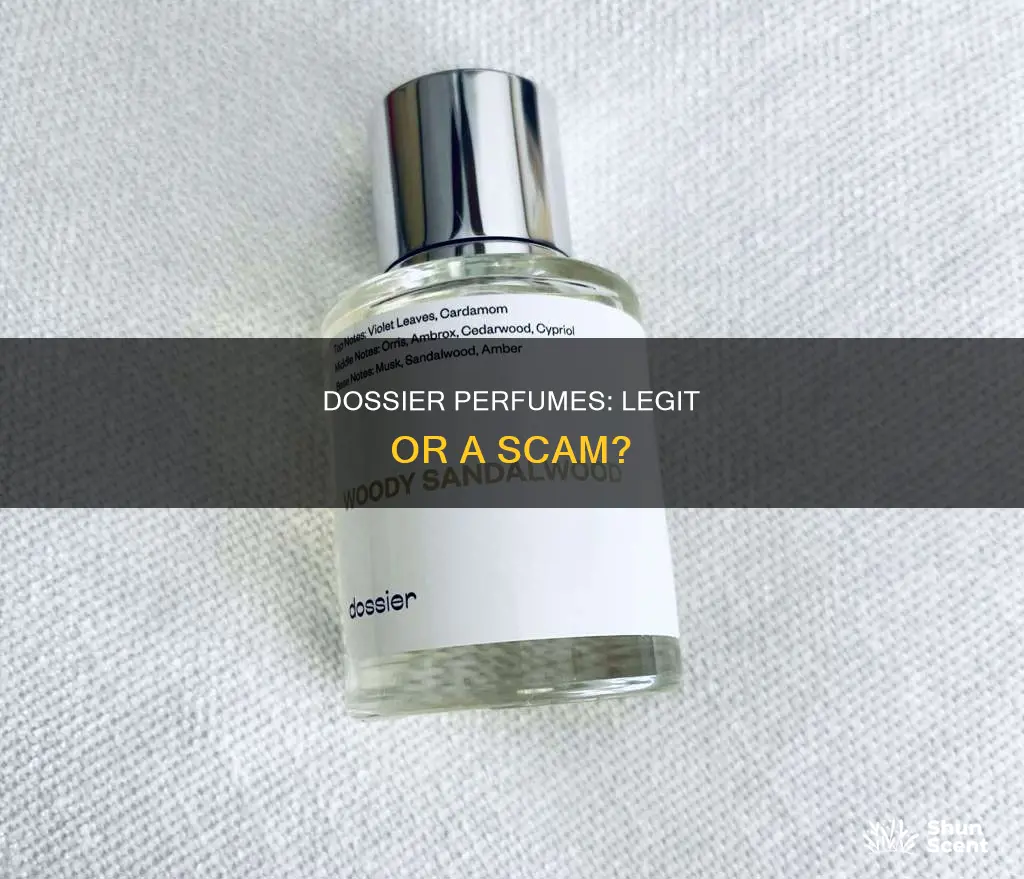 is dossier perfumes legit