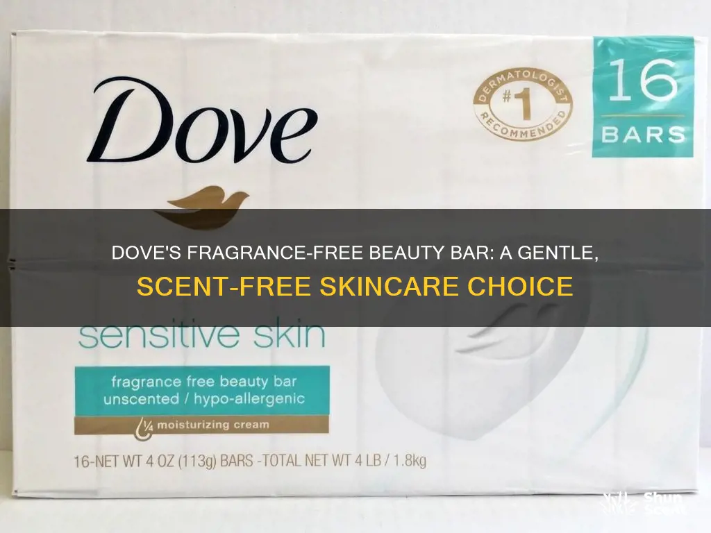 is dove beauty bar fragrance free