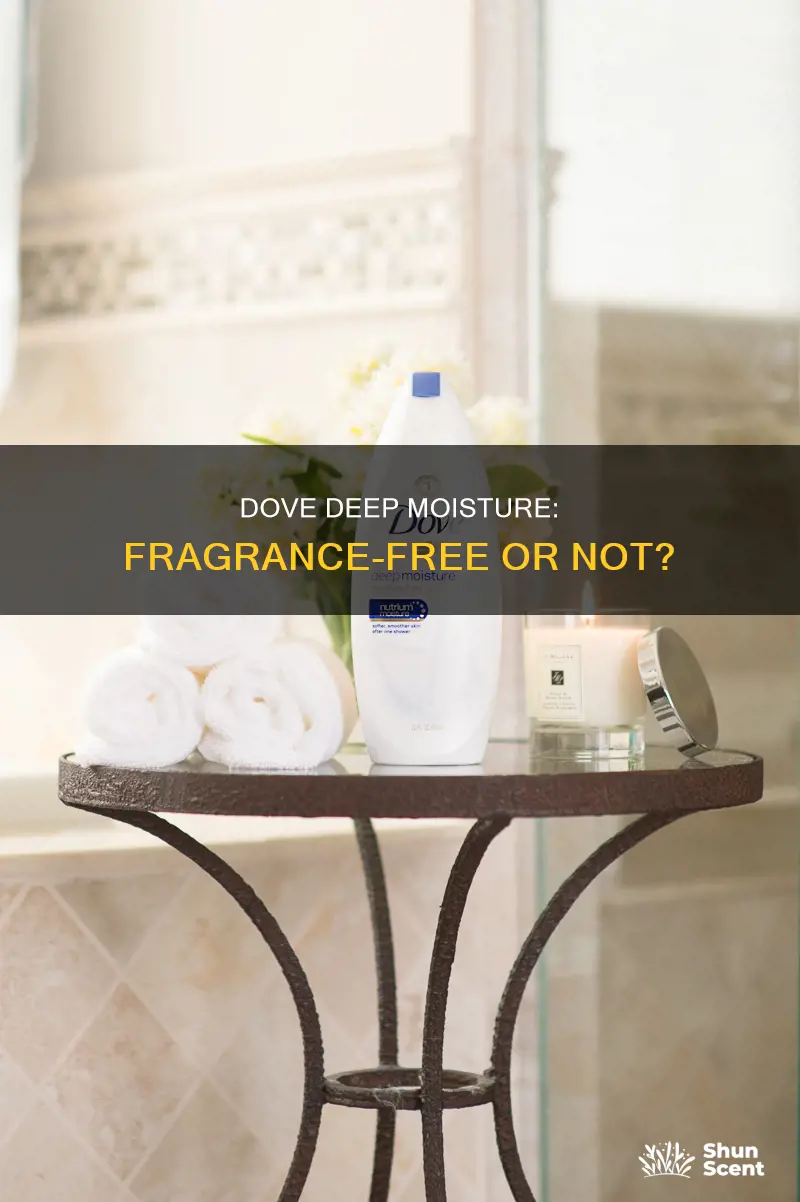 is dove deep moisture fragrance free