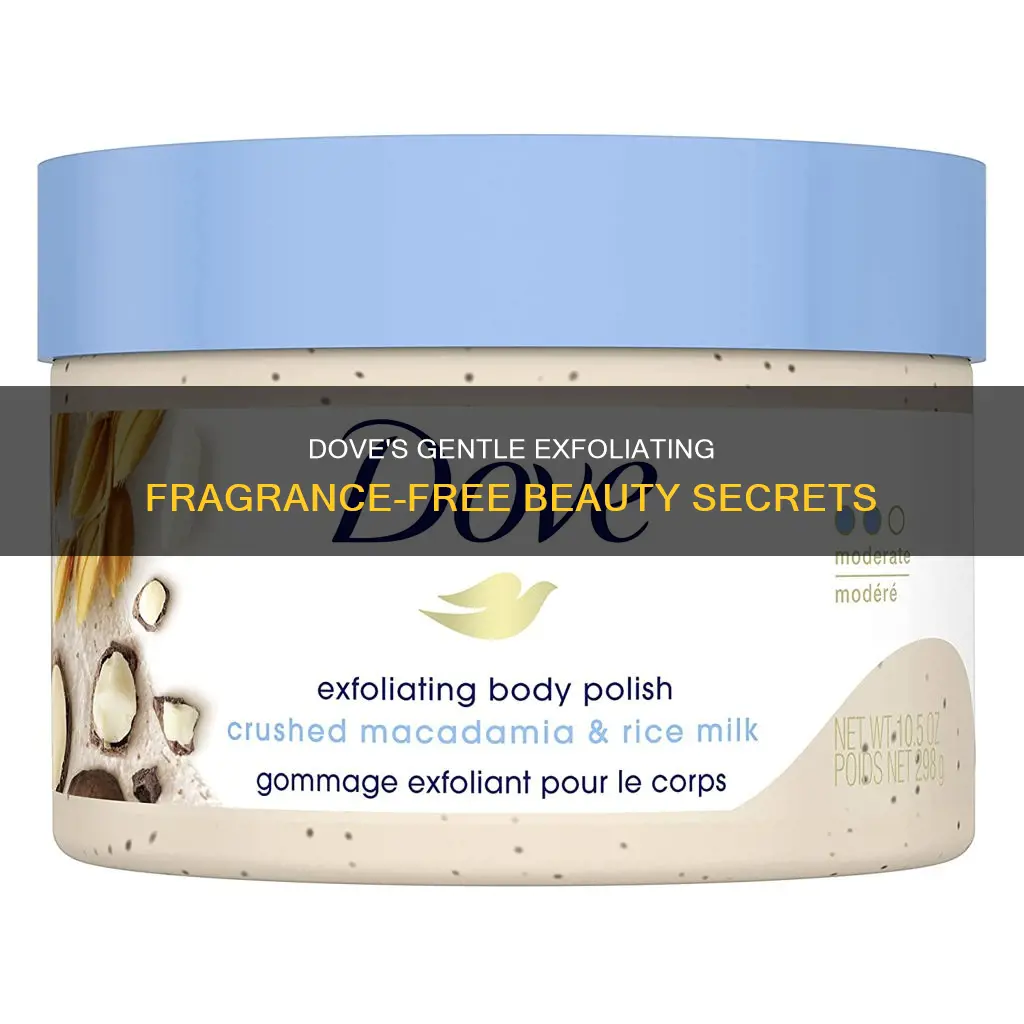 is dove gentle exfoliating fragrance free