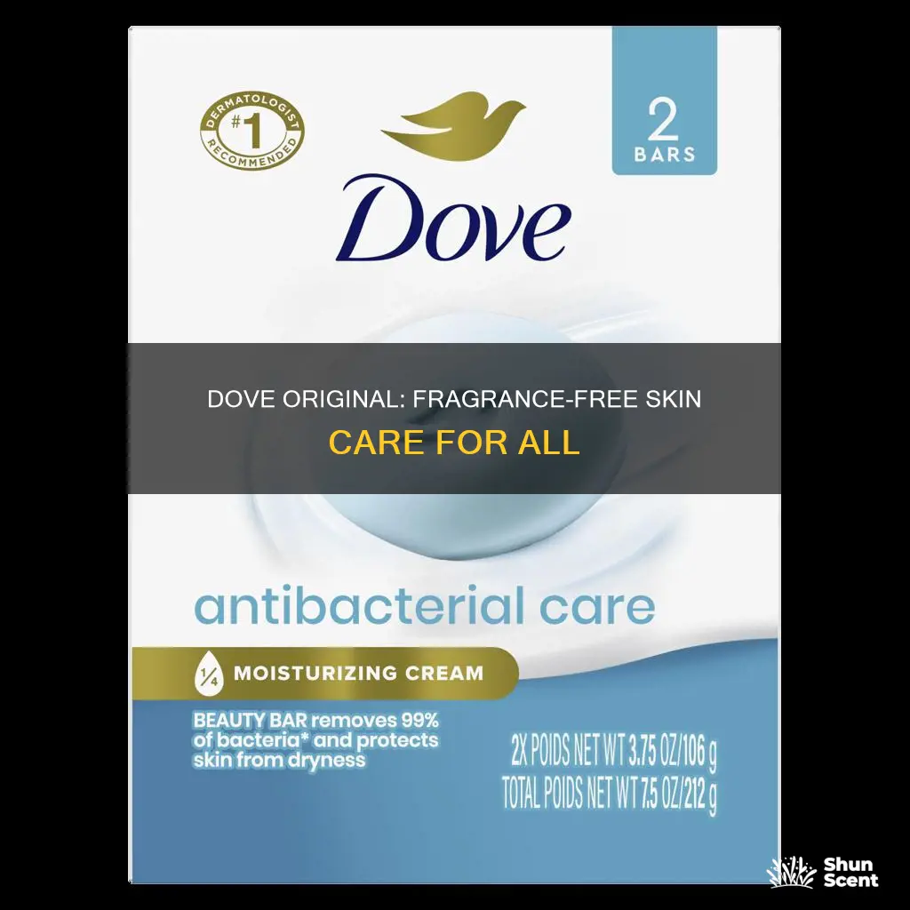 is dove original soap fragrance free