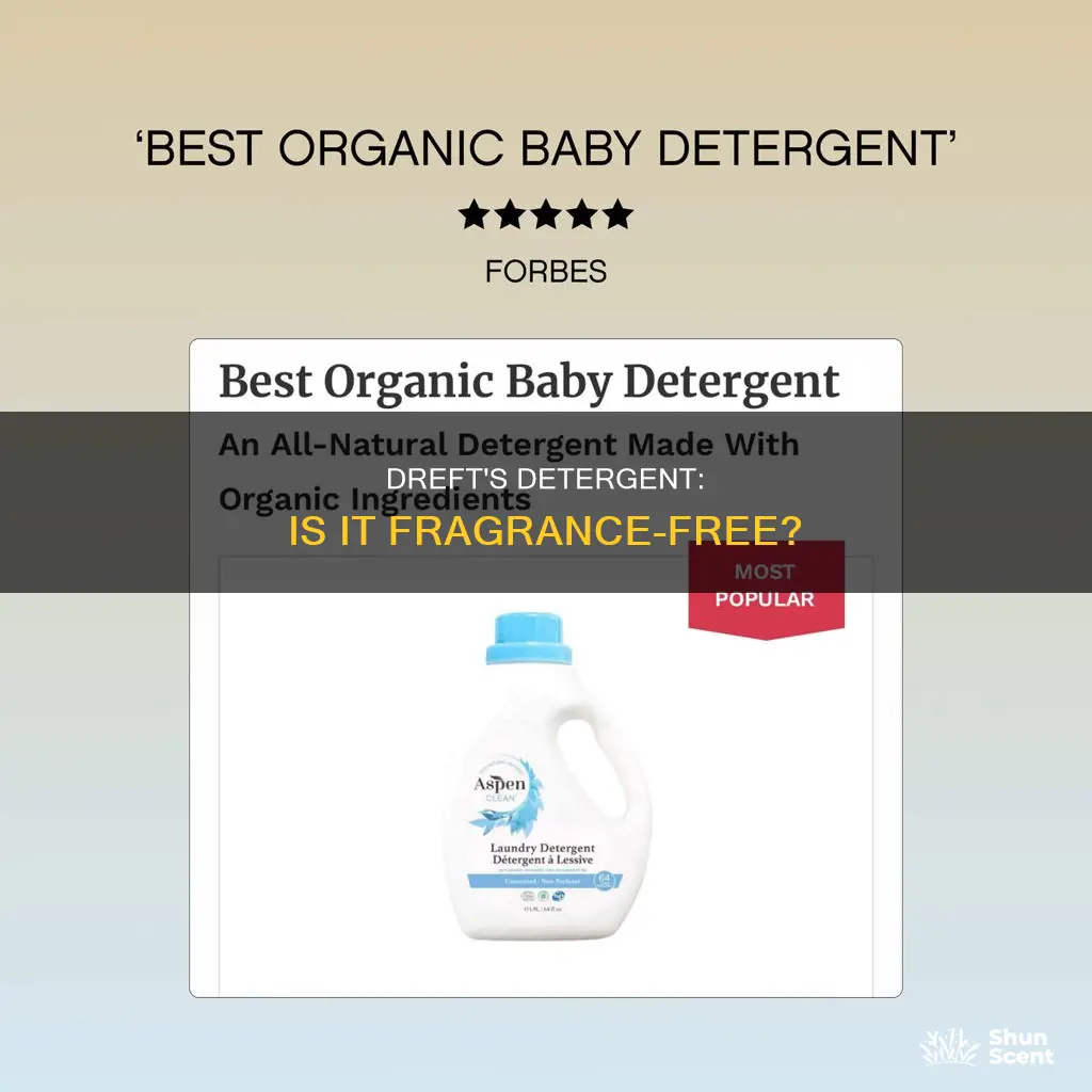 is dreft detergent fragrance free