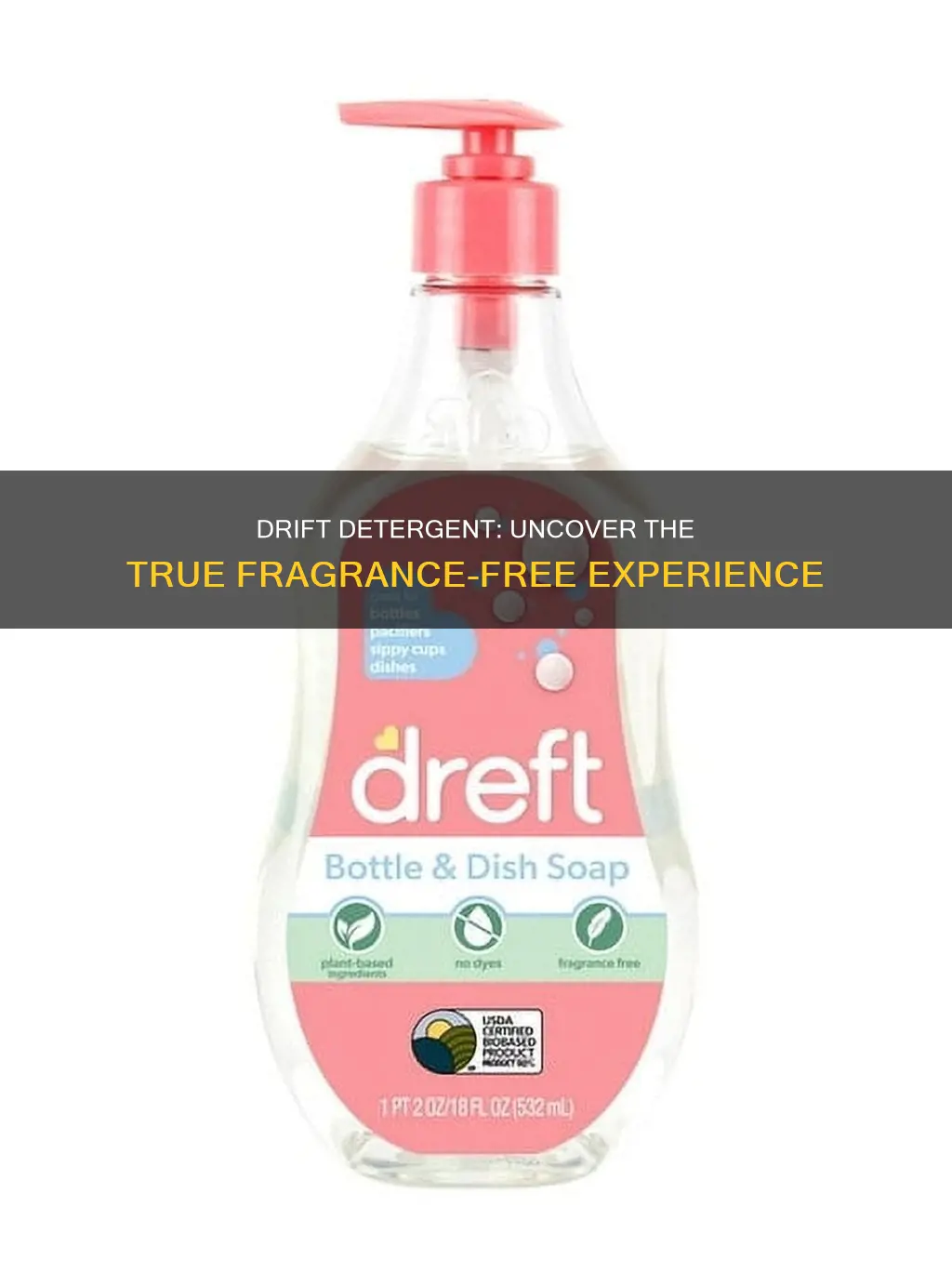 is drift detergent fragrance free