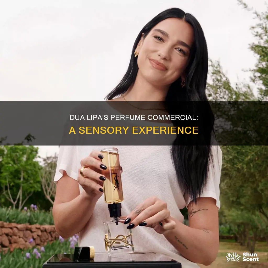 is dua lipa in a perfume commercial