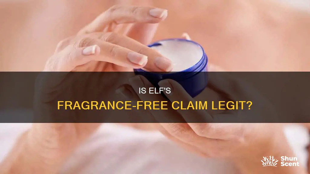 is elf fragrance free