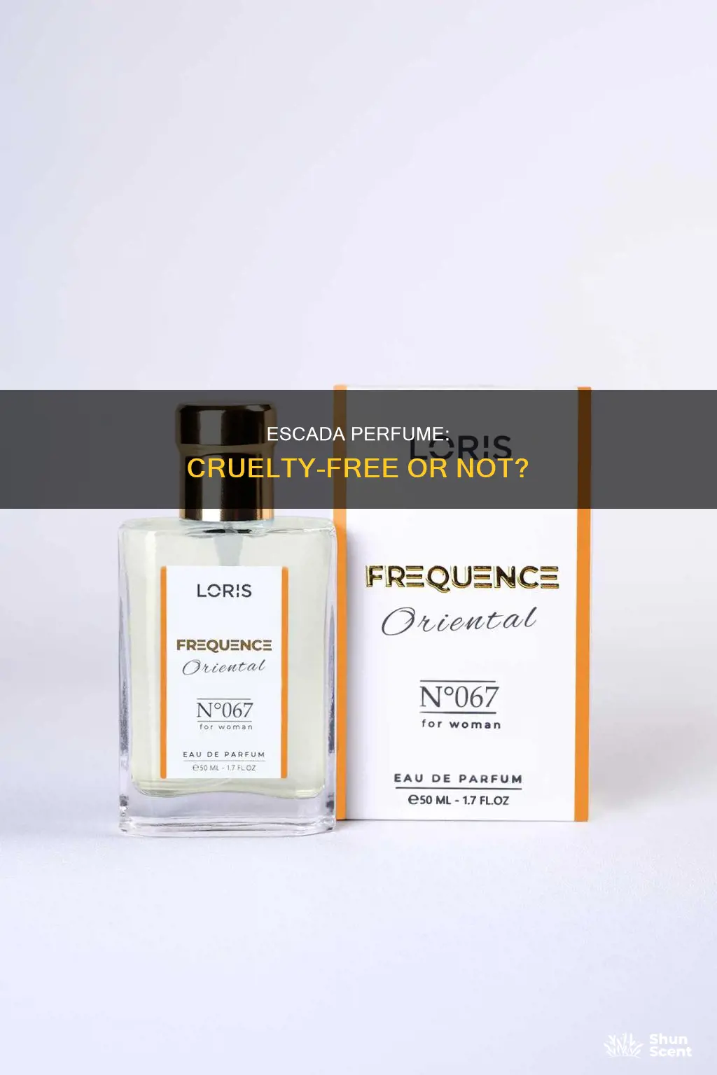 is escada perfume cruelty free