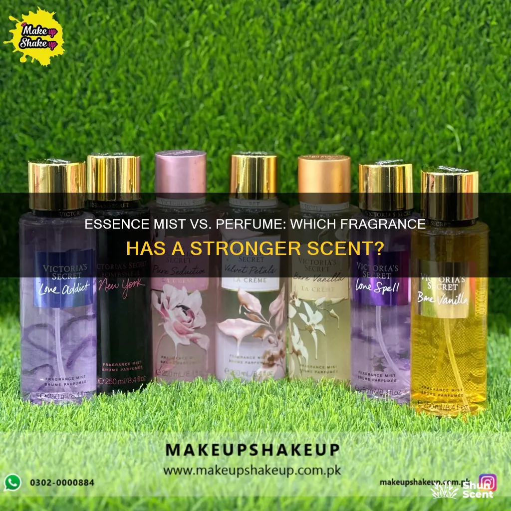 is essence mist stronger than perfume