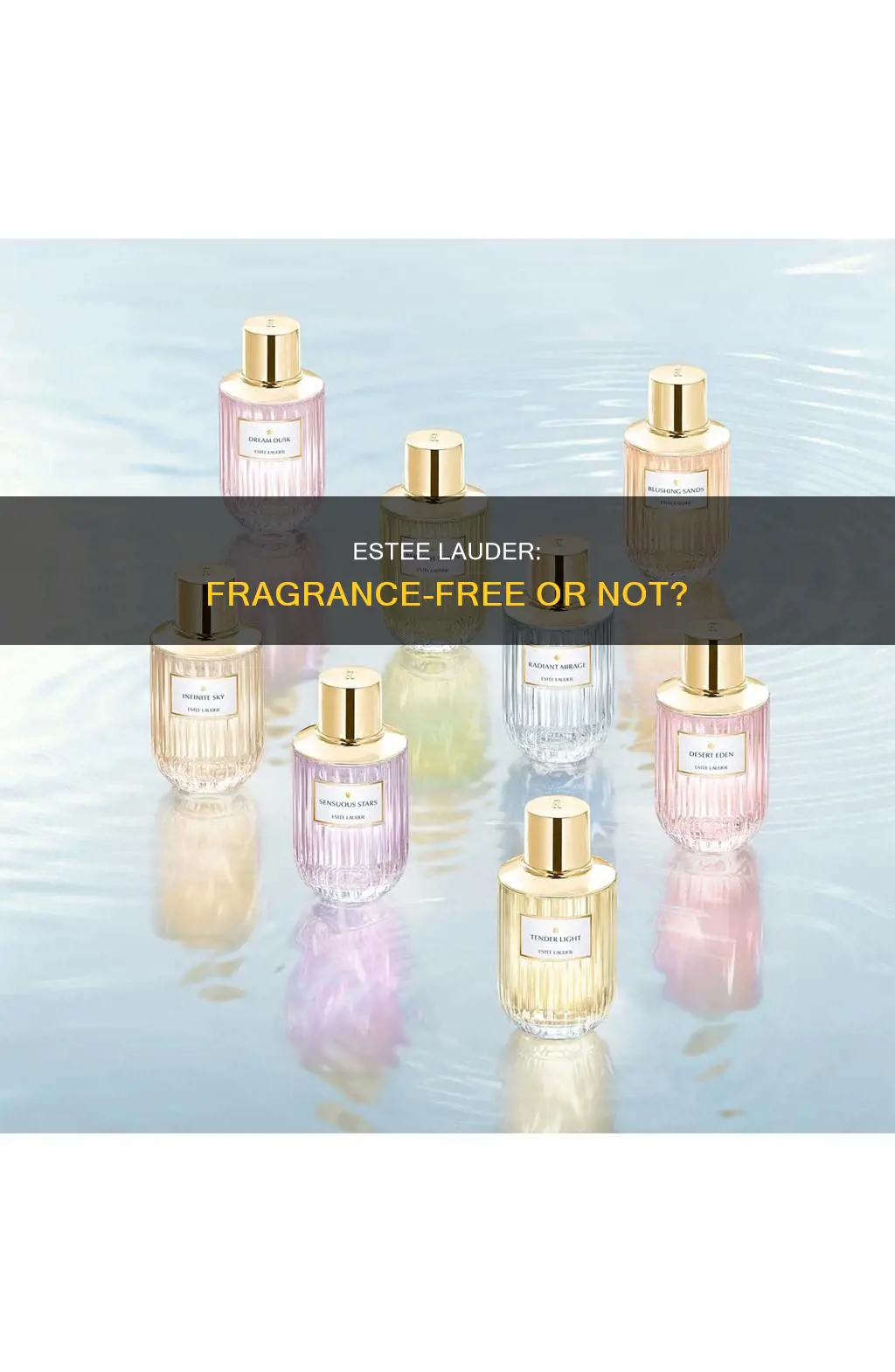 is estee lauder fragrance free