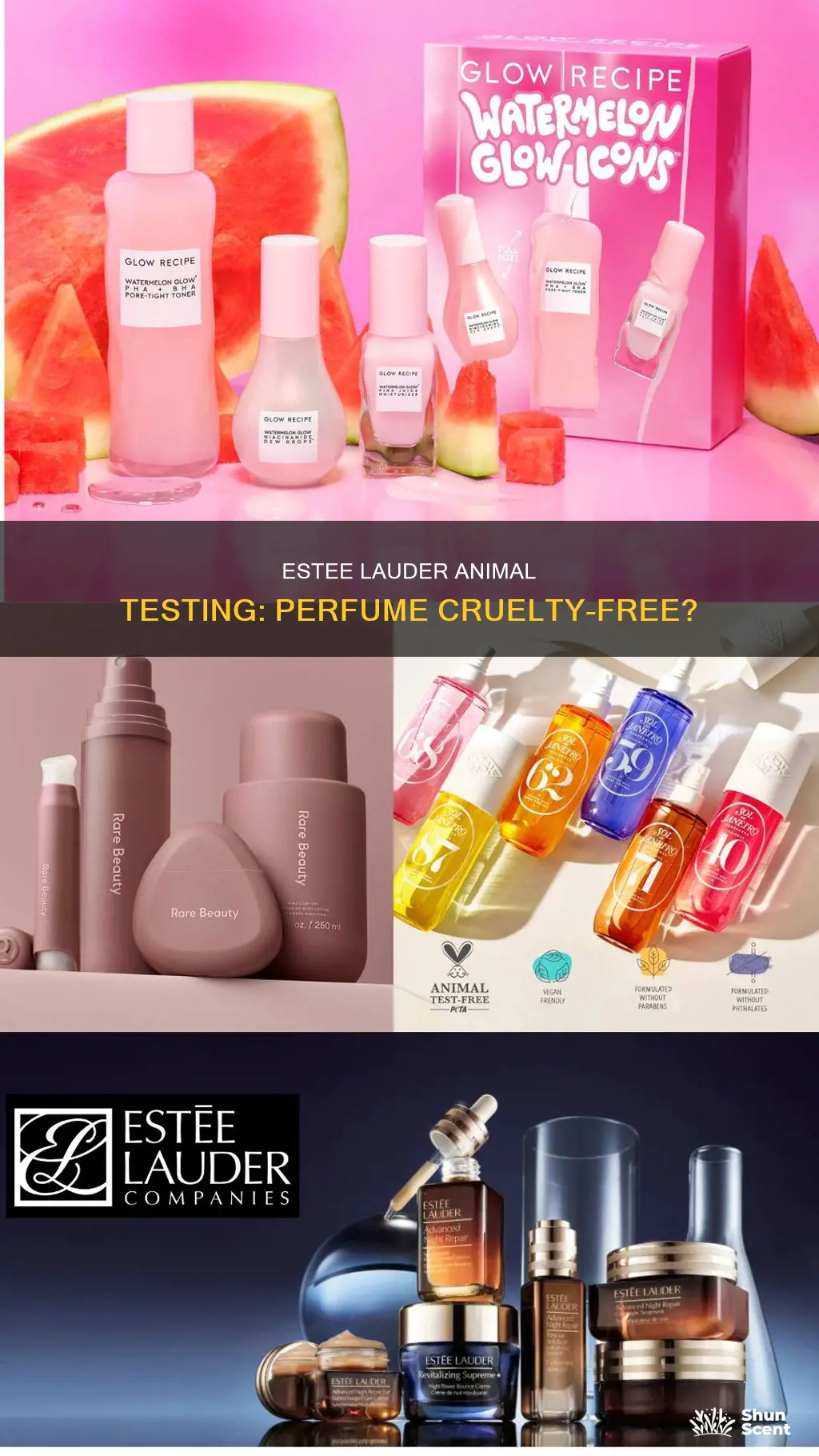 is estee lauder perfume tested on animals