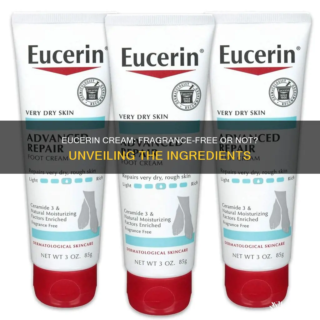 is eucerin cream free of fragrance