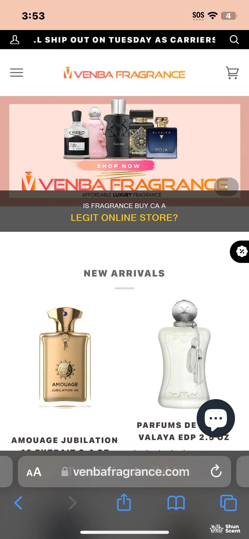 is fragrance buy ca legit