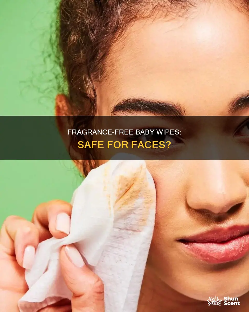 is fragrance free and hypoallergenic baby wipes safe for face