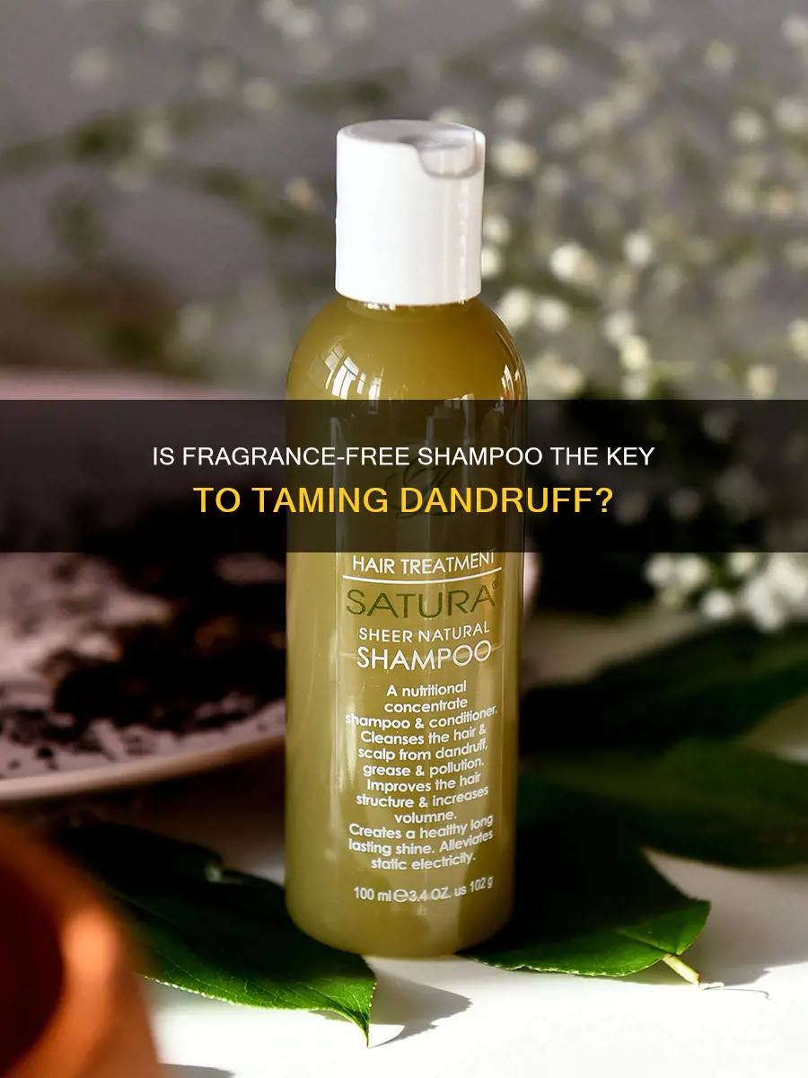 is fragrance free shampoo better for dndruff