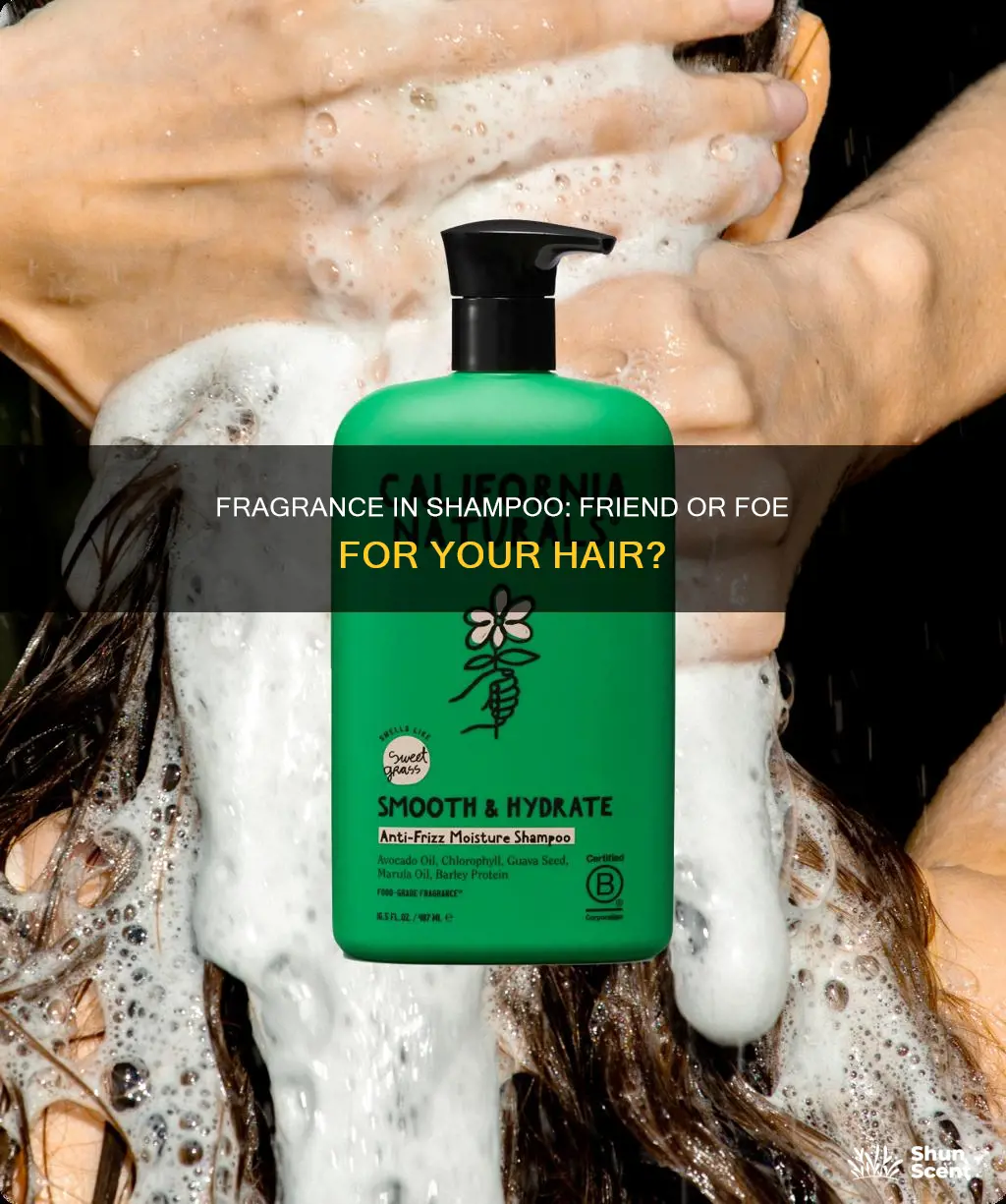 is fragrance in shampoo good for hair