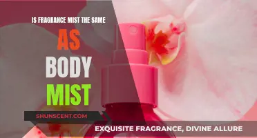 Unveiling the Mystery: Fragrance Mist vs. Body Mist