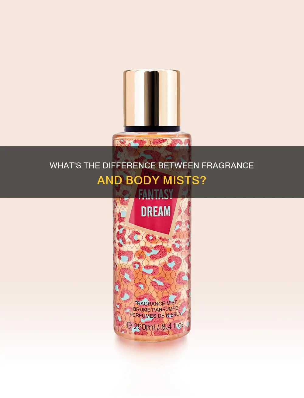 is fragrance mist the same as body mist