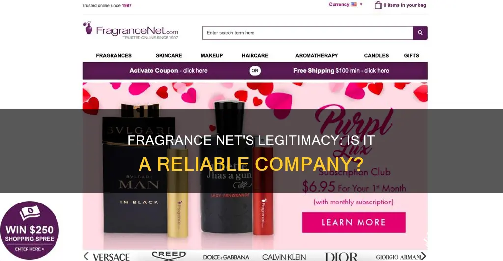 is fragrance net a legit company