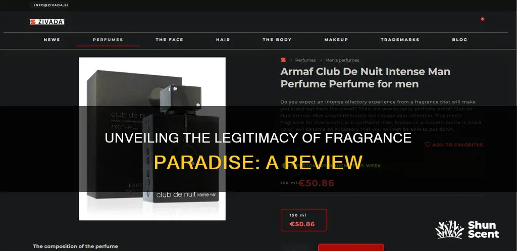 is fragrance paradise legit