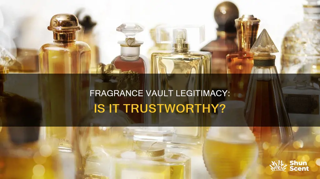 is fragrance vault legit