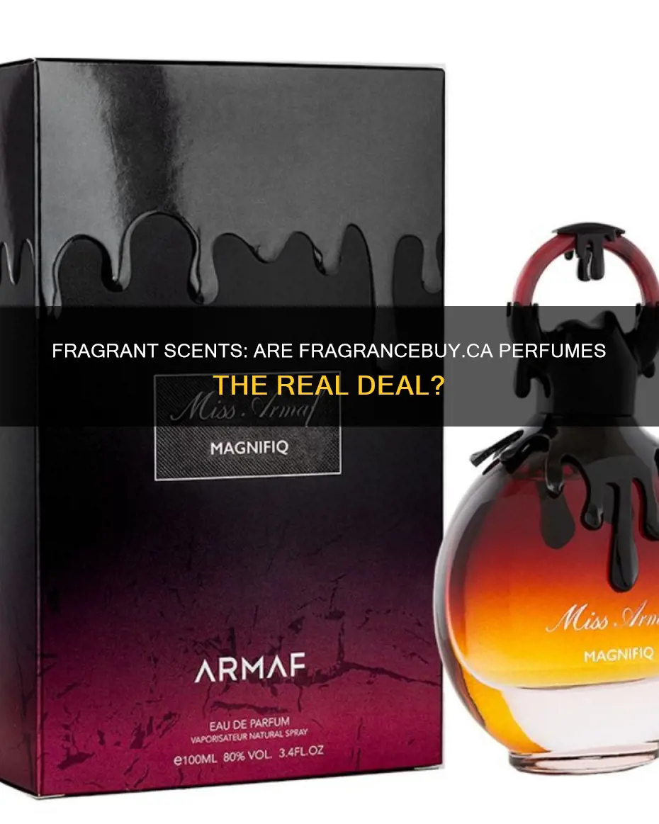 is fragrancebuy ca selling legit perfumes